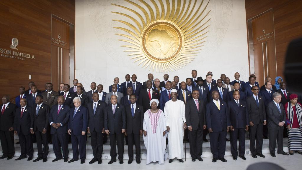 Les chefs d'Etat africains sont réunis pour le 28e sommet de l'Union africaine à Addis-Abeba, Etiopie, le 30 janvier 2017. © Zacharias ABUBEKER / AFP